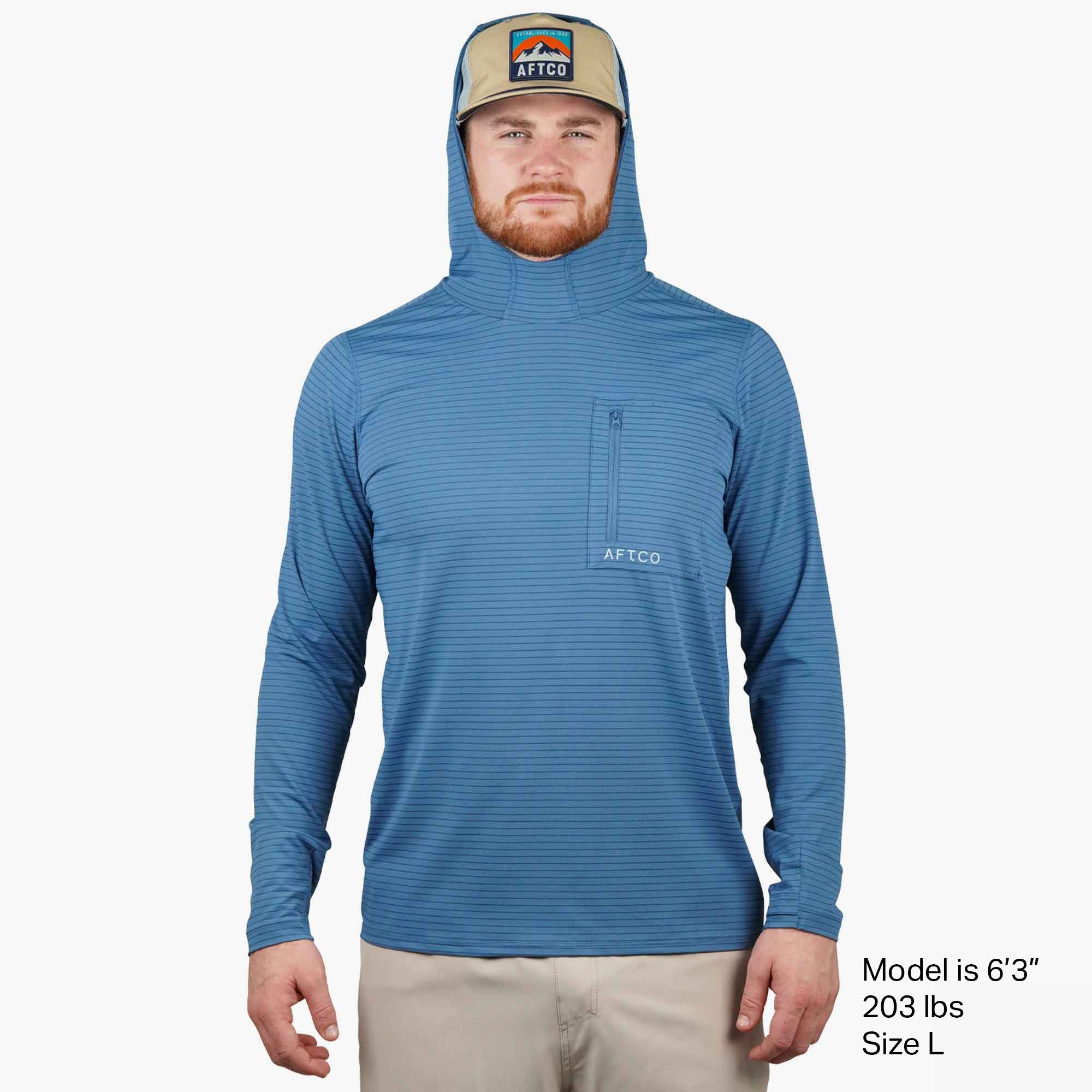 AFTCO DRY HOODIE M(JP：L)サイズ Jason Christie's Hooded LS Bass Fishing Performance Shirt | AFTCO