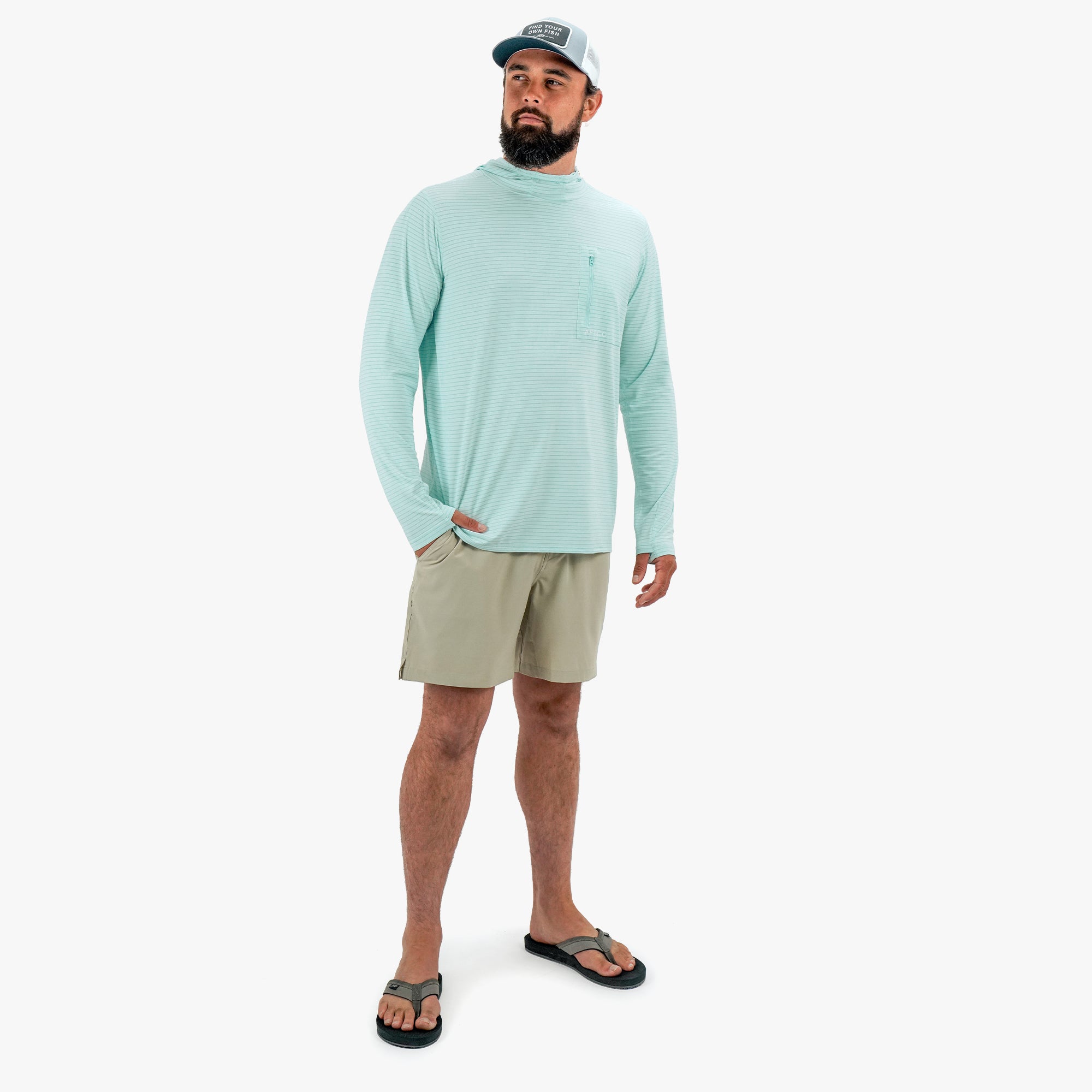 Channel Hooded Performance Shirt – AFTCO