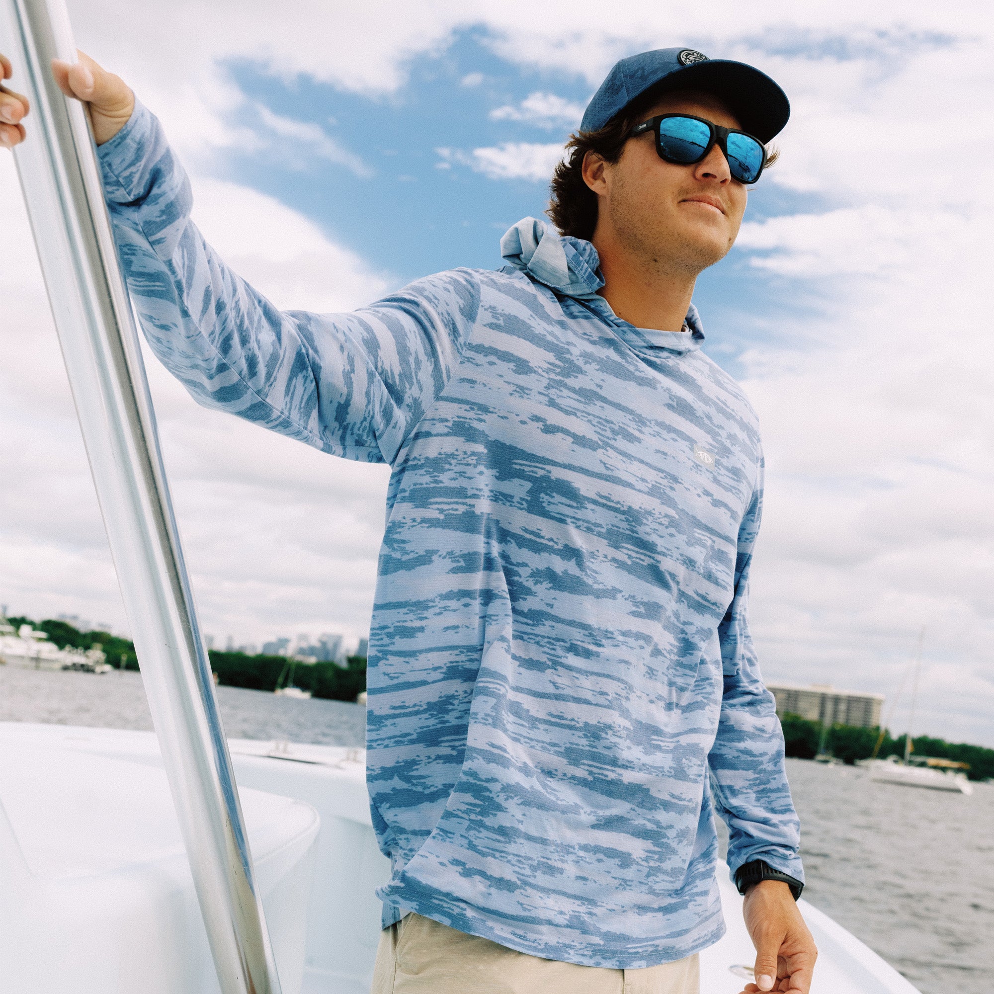 新品 AFTCO DRY HOODIE ドライフーディー Reaper Hoodie: technical fishing sweatshirt by AFTCO