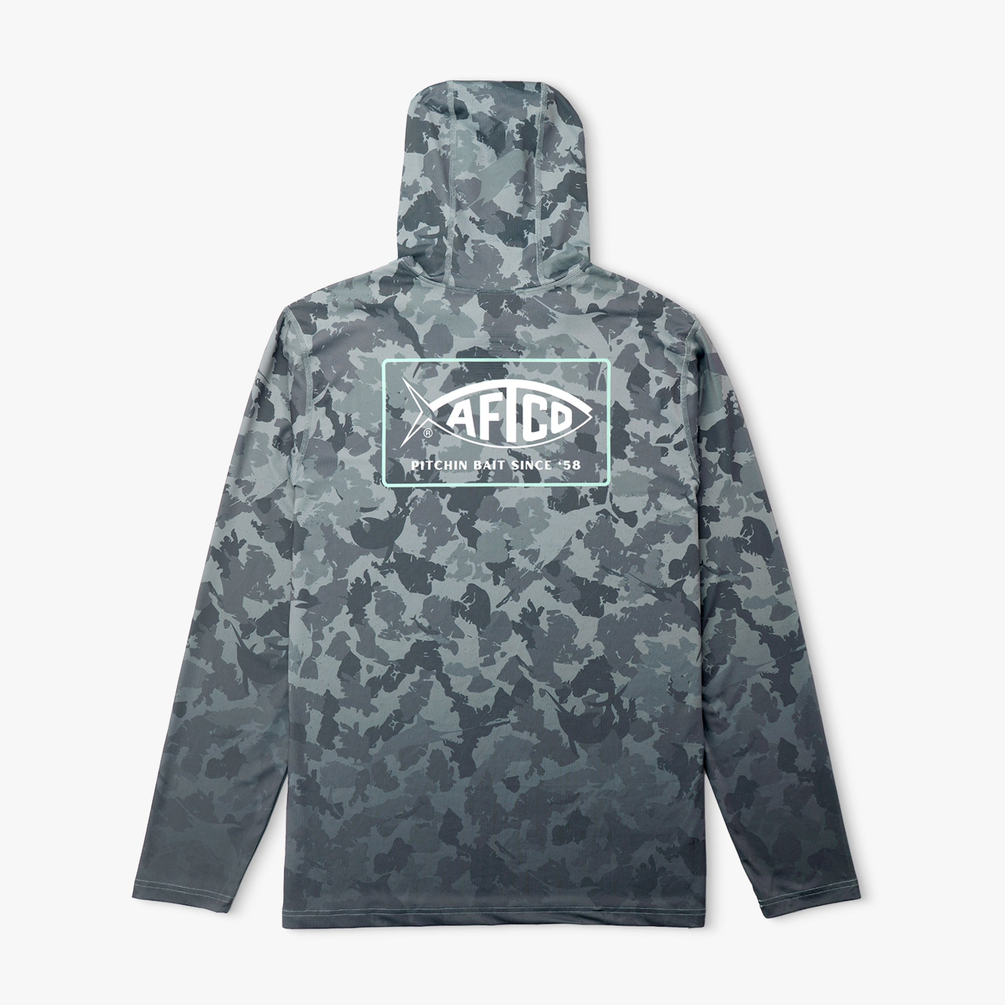 Aftco HOODED LS PERFORMANCE SHIRT M アフコ Channel Hooded Performance Shirt – AFTCO