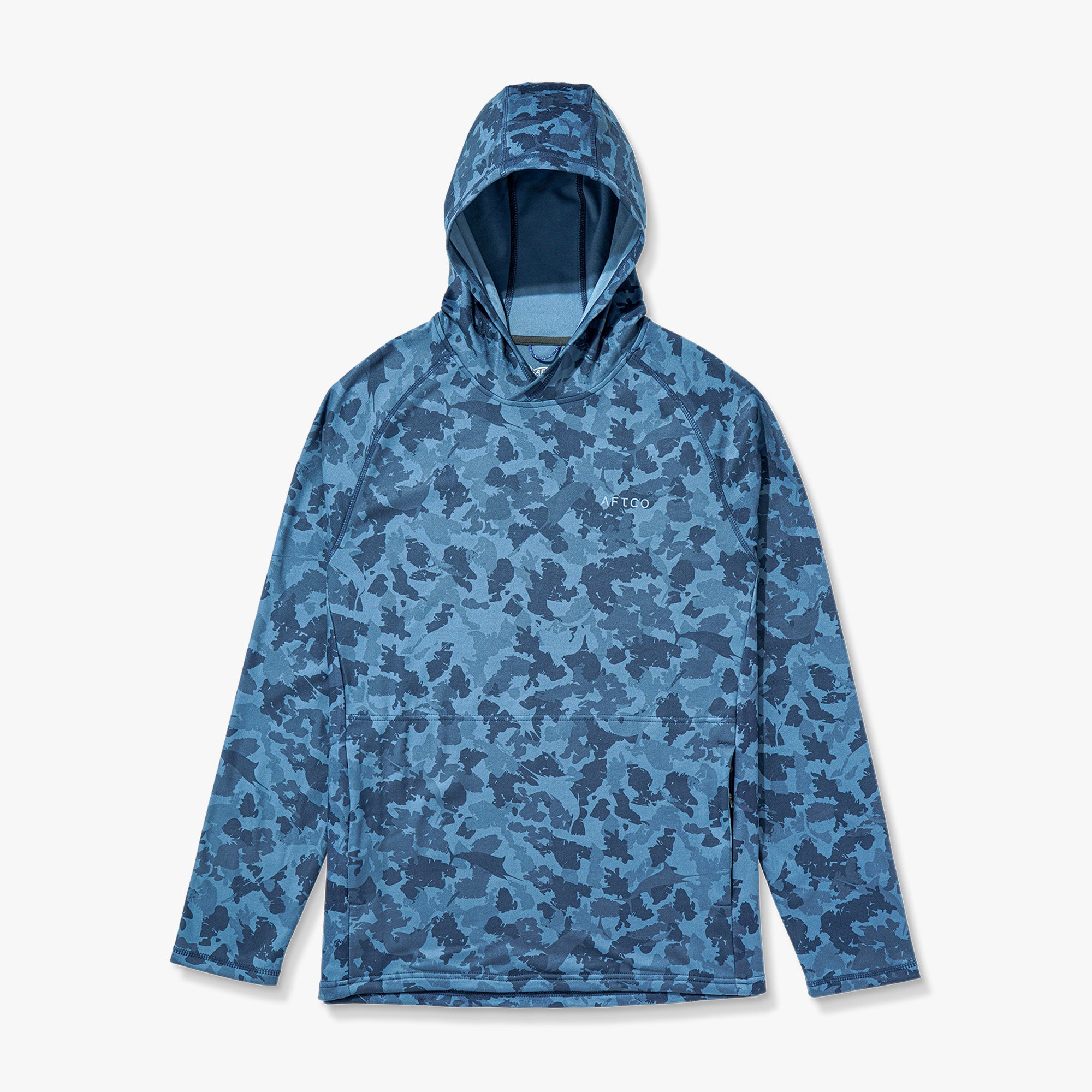 Coastal Layer Printed Camo Fishing Hoodie | AFTCO