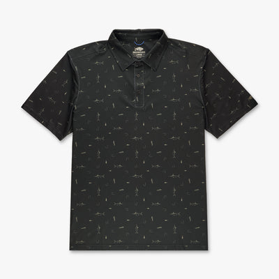 Cypress Printed Performance Polo Shirt