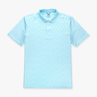 Cypress Printed Performance Polo Shirt