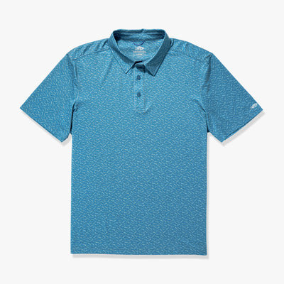 Cypress Printed Performance Polo Shirt
