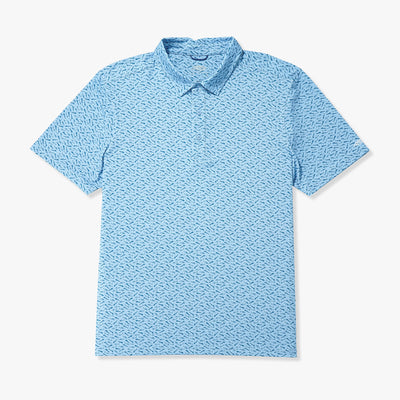 Boatbar Printed Performance Polo Shirt | Wild Rose