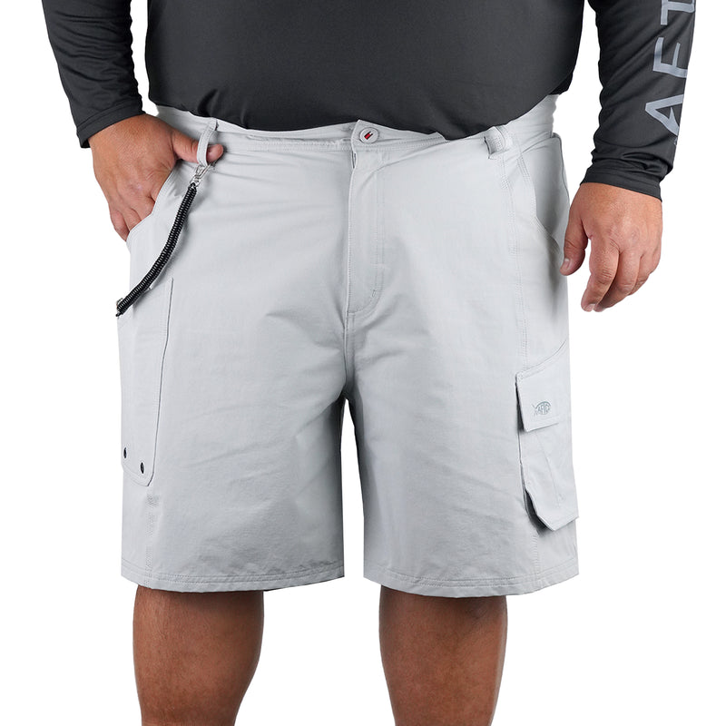 AFTCO Stealth Fishing Shorts - Light Gray - 46
