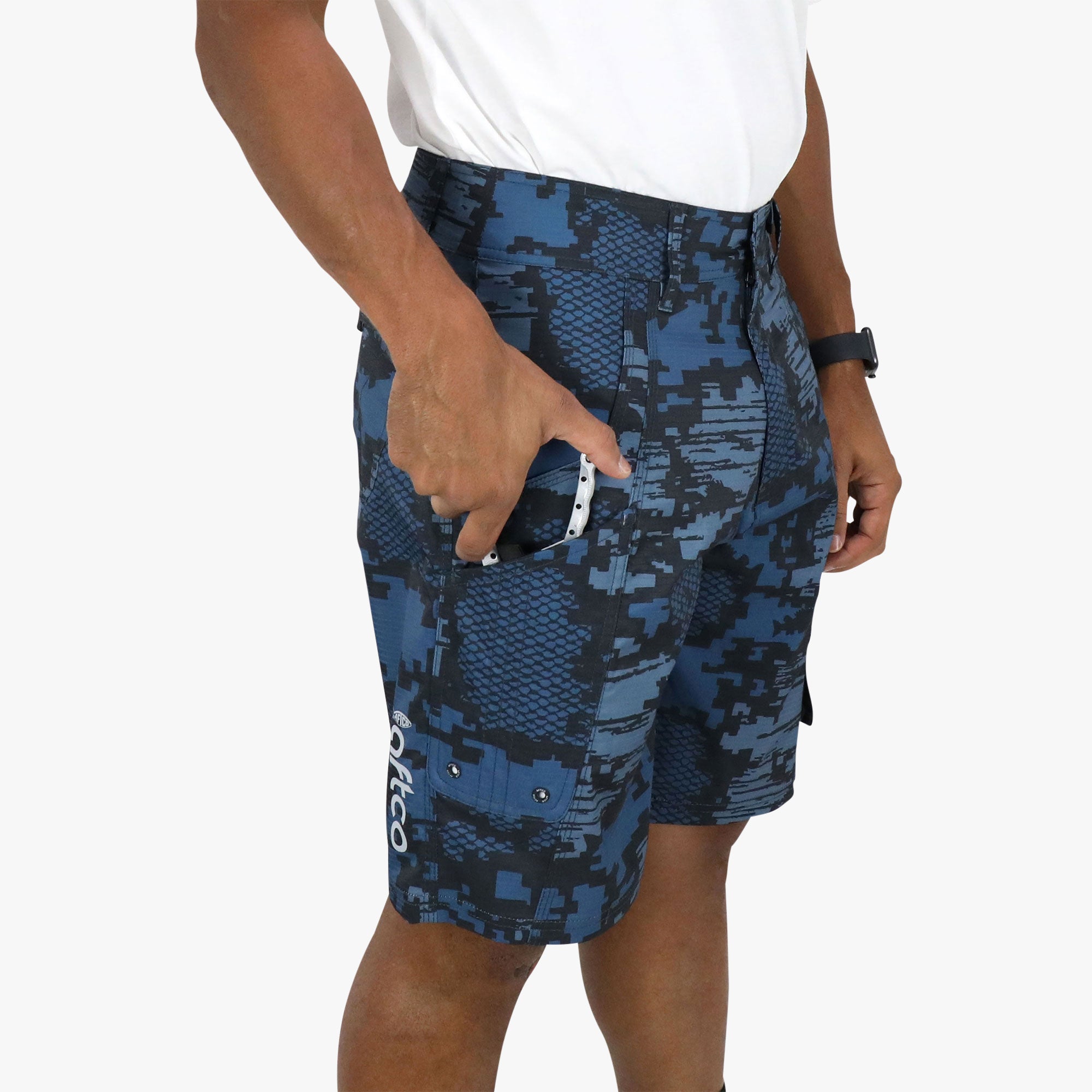 Tactical Camo Fishing Shorts - AFTCO