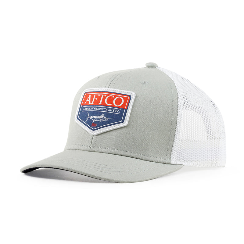 AFTCO Splatter Trucker Hat - Silver