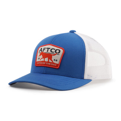 AFTCO Roller Flexfit Hat / Ocean Blue / L/XL