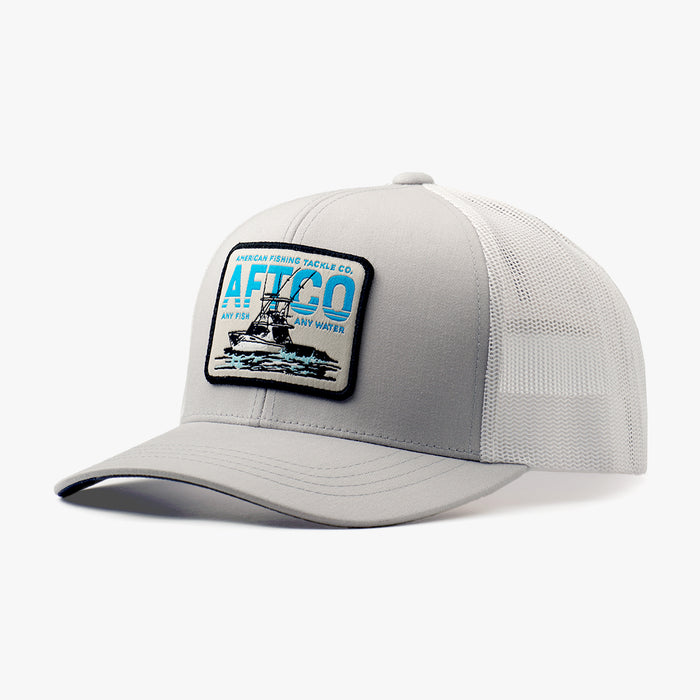 AFTCO - Mixed Bag Trucker Hat Silver AFTCO - Mixed Bag Trucker Hat Silver