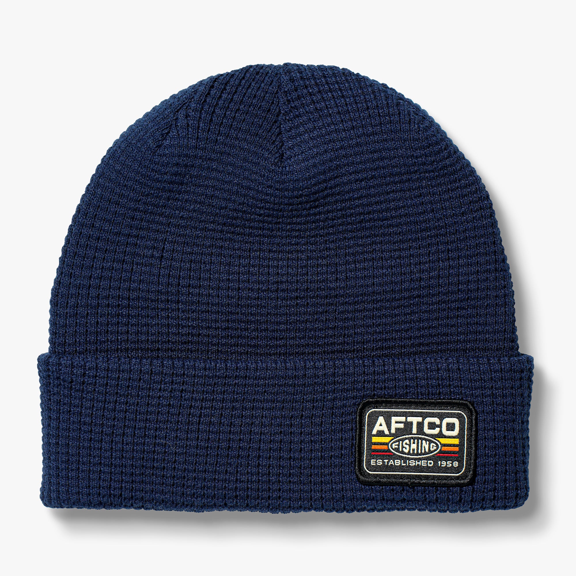 Chevron Waffle Fishing Beanie | AFTCO
