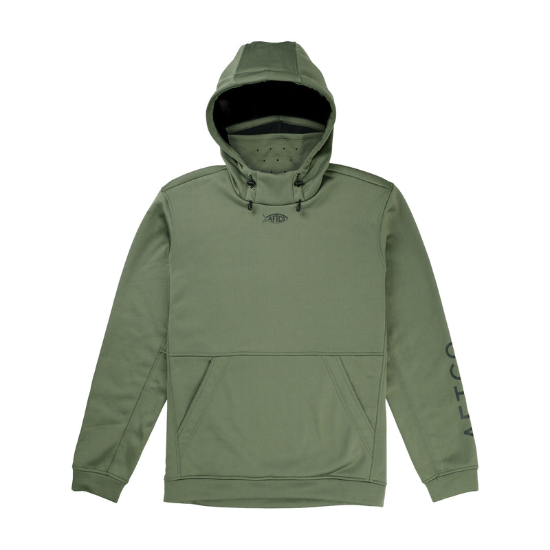 AFTCO Reaper Technical Fleece Hoodie Deep Green / Medium