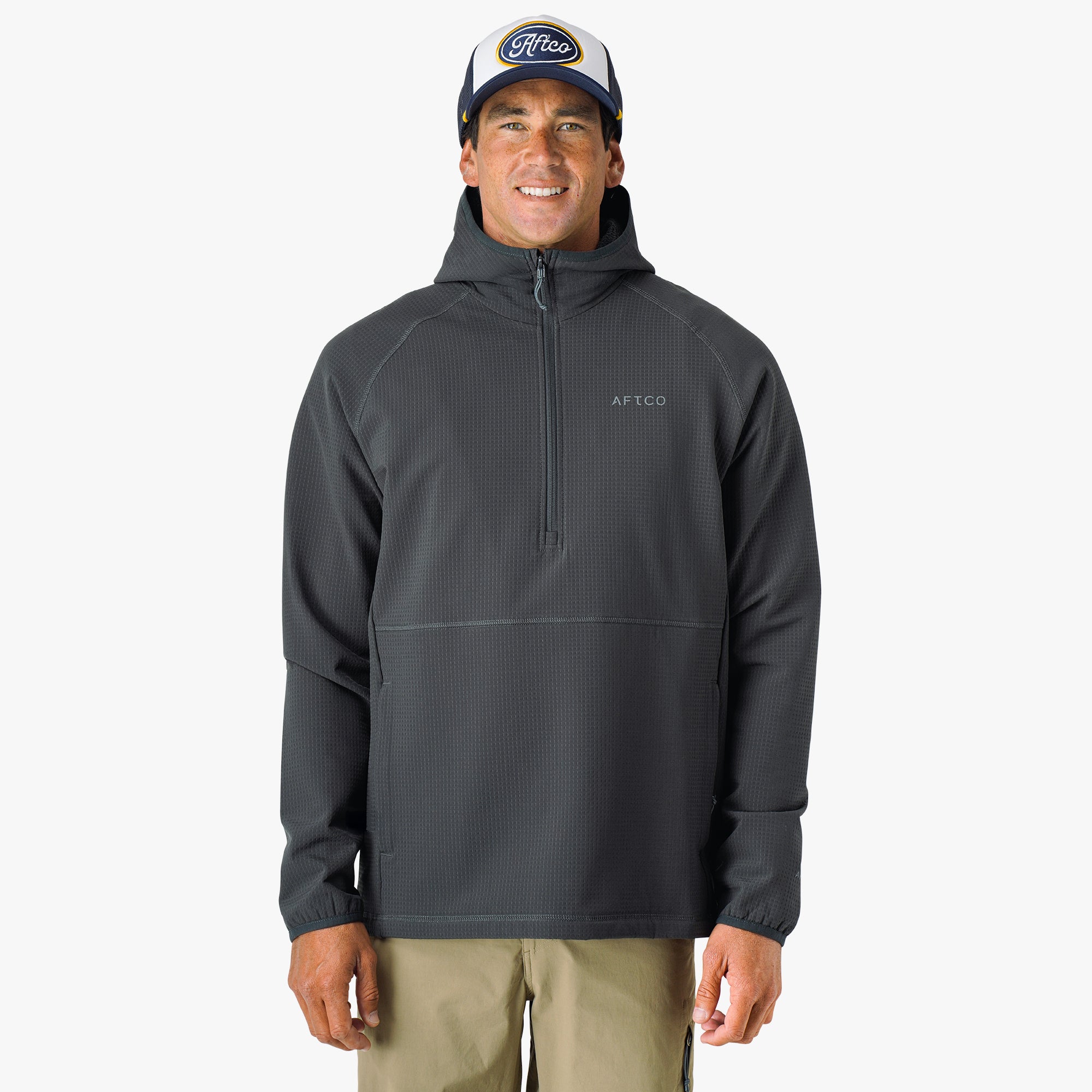 Coronado 1/4 Zip Fishing Pullover Hoodie | AFTCO