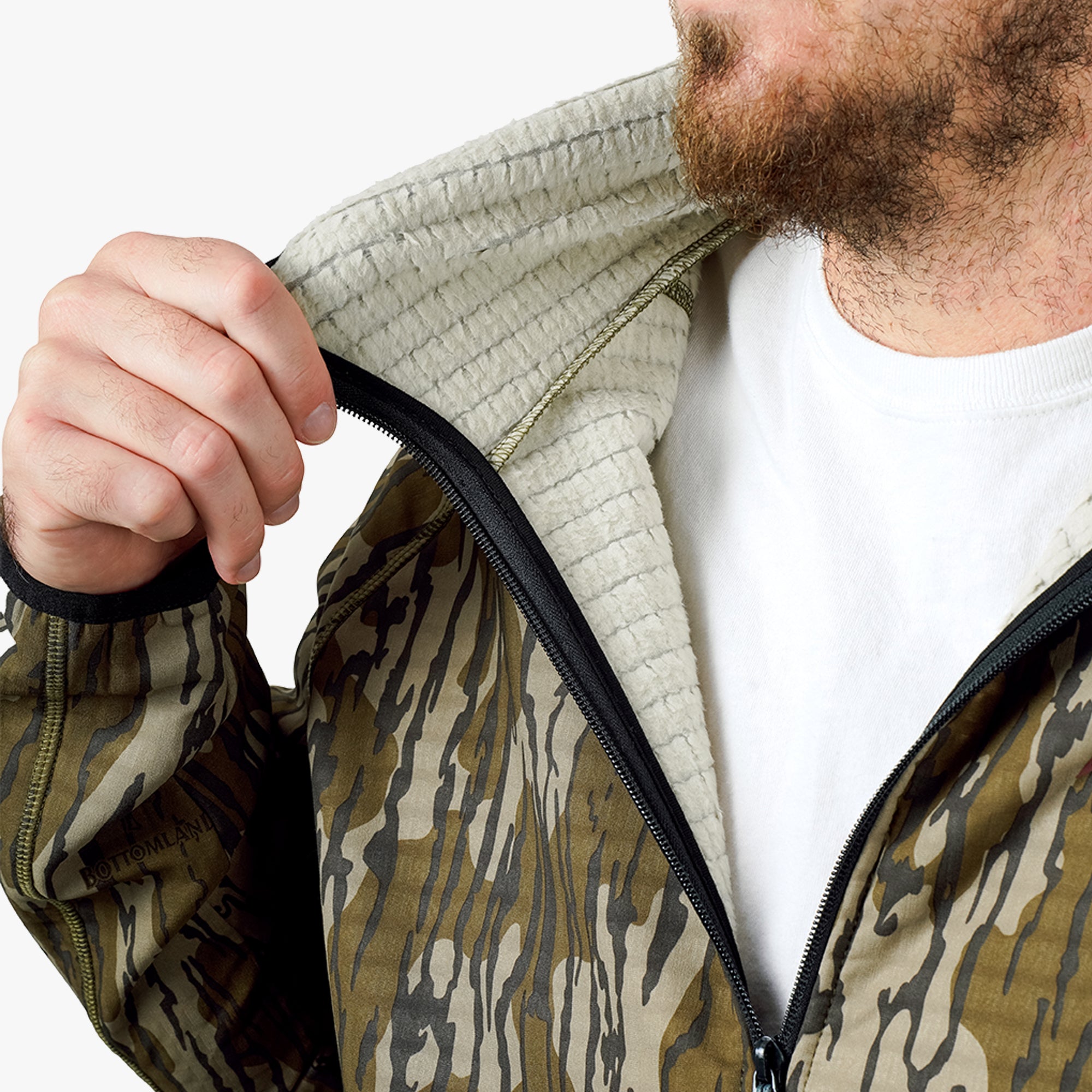 ArmourLoft Mossy Oak Full Zip Fishing Hoodie | AFTCO