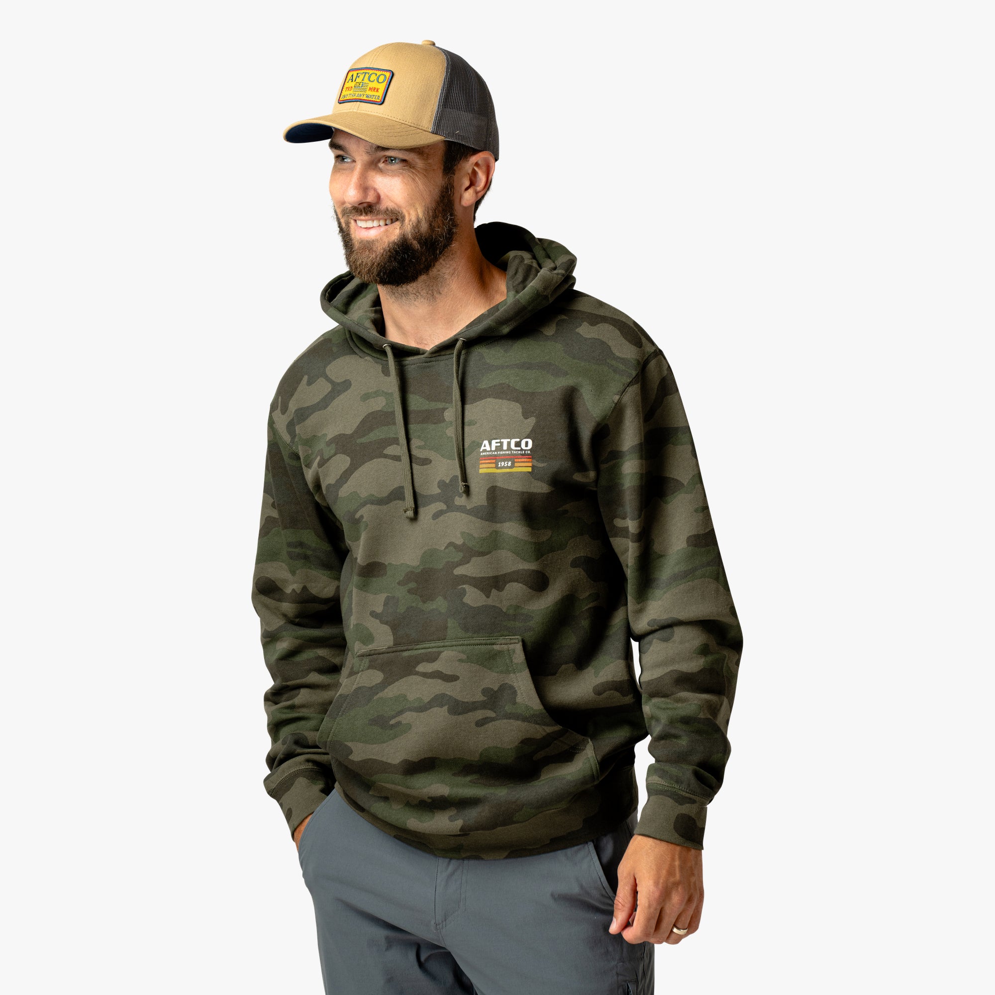 Sunsetter Camo Pullover Hoodie | AFTCO