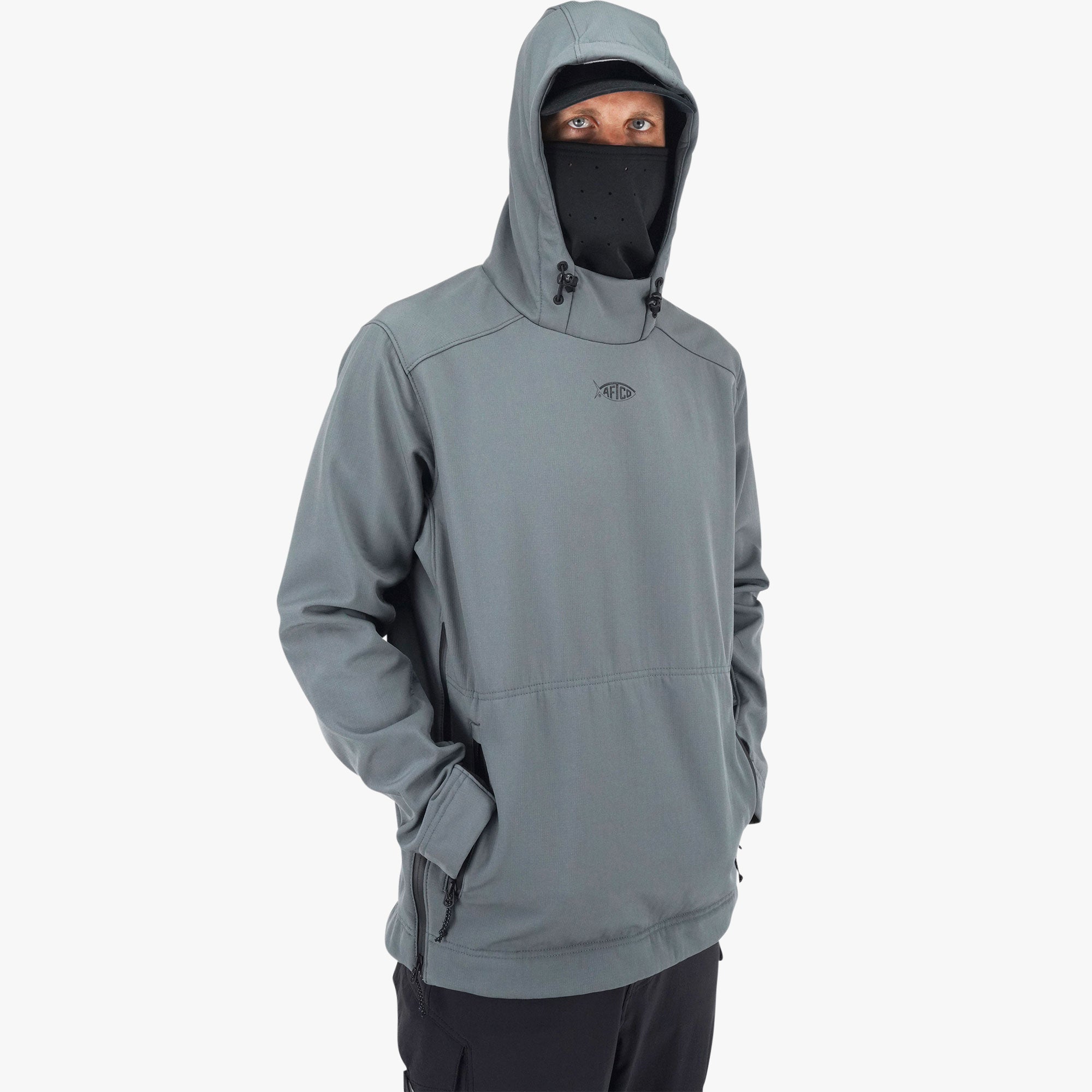 Reaper Windproof Pullover Hoodie - Stretch Softshell | AFTCO