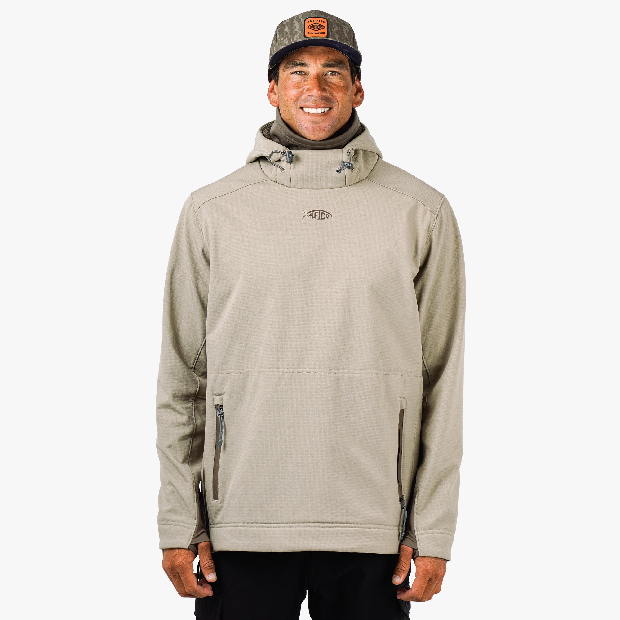 Reaper Windproof Pullover Hoodie - Stretch Softshell | AFTCO
