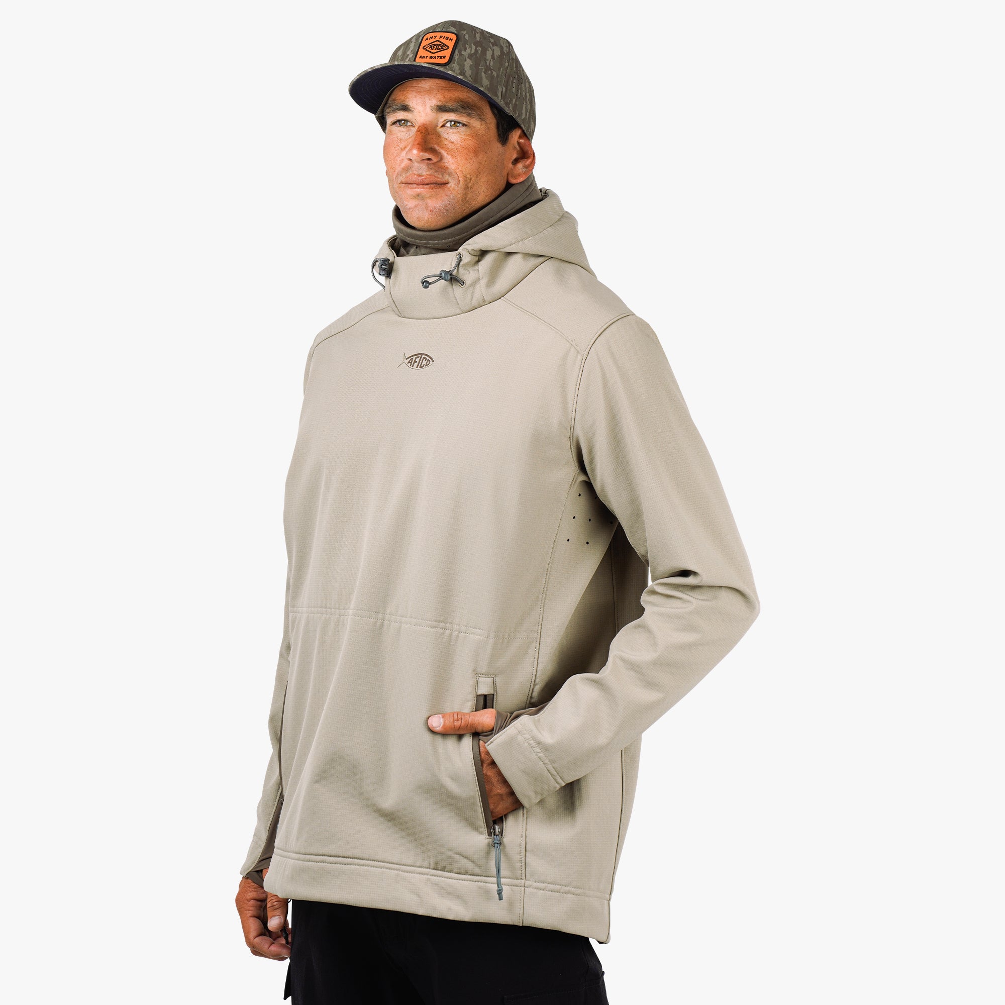 Reaper Windproof Pullover Hoodie - Stretch Softshell | AFTCO