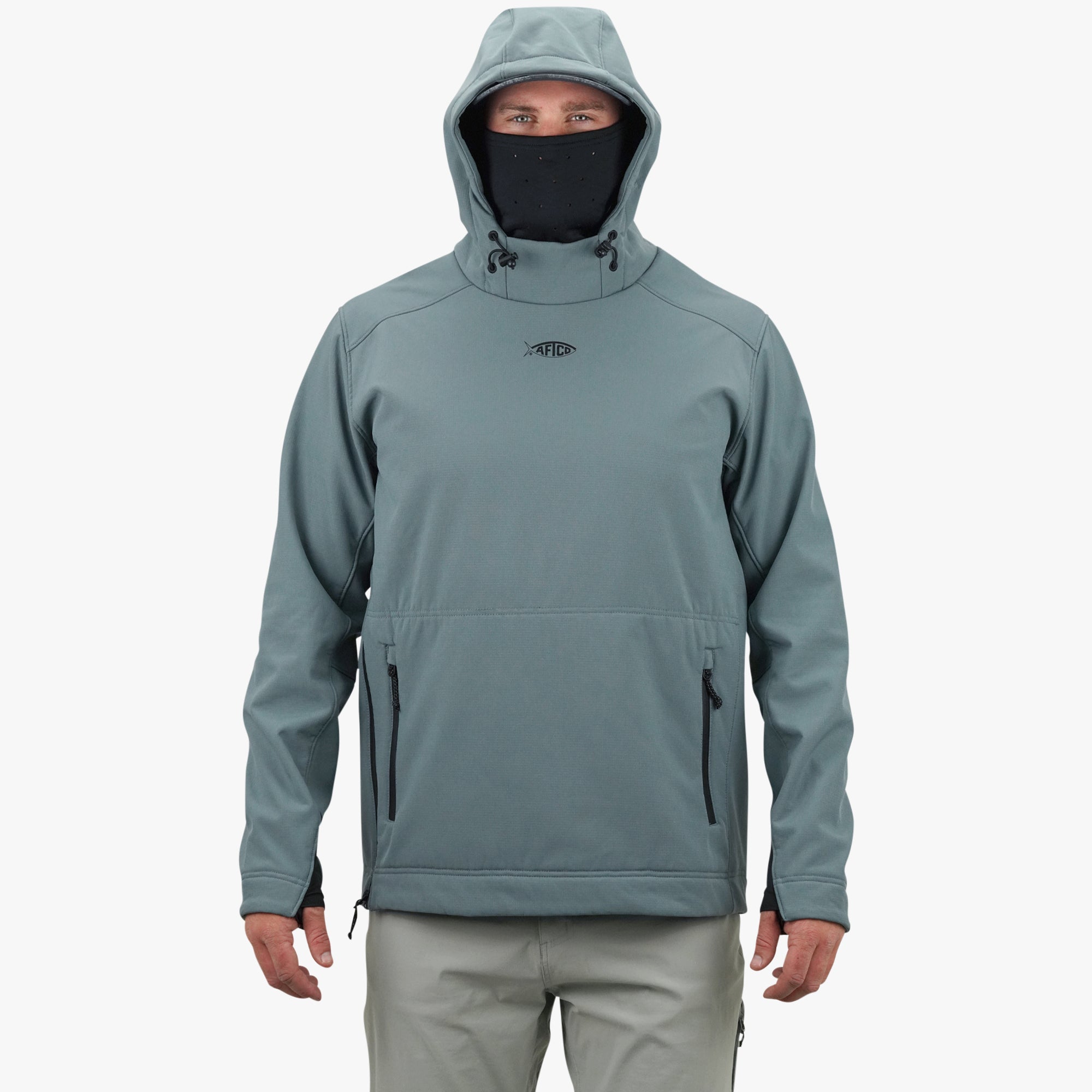 Reaper Windproof Pullover Hoodie - Stretch Softshell | AFTCO