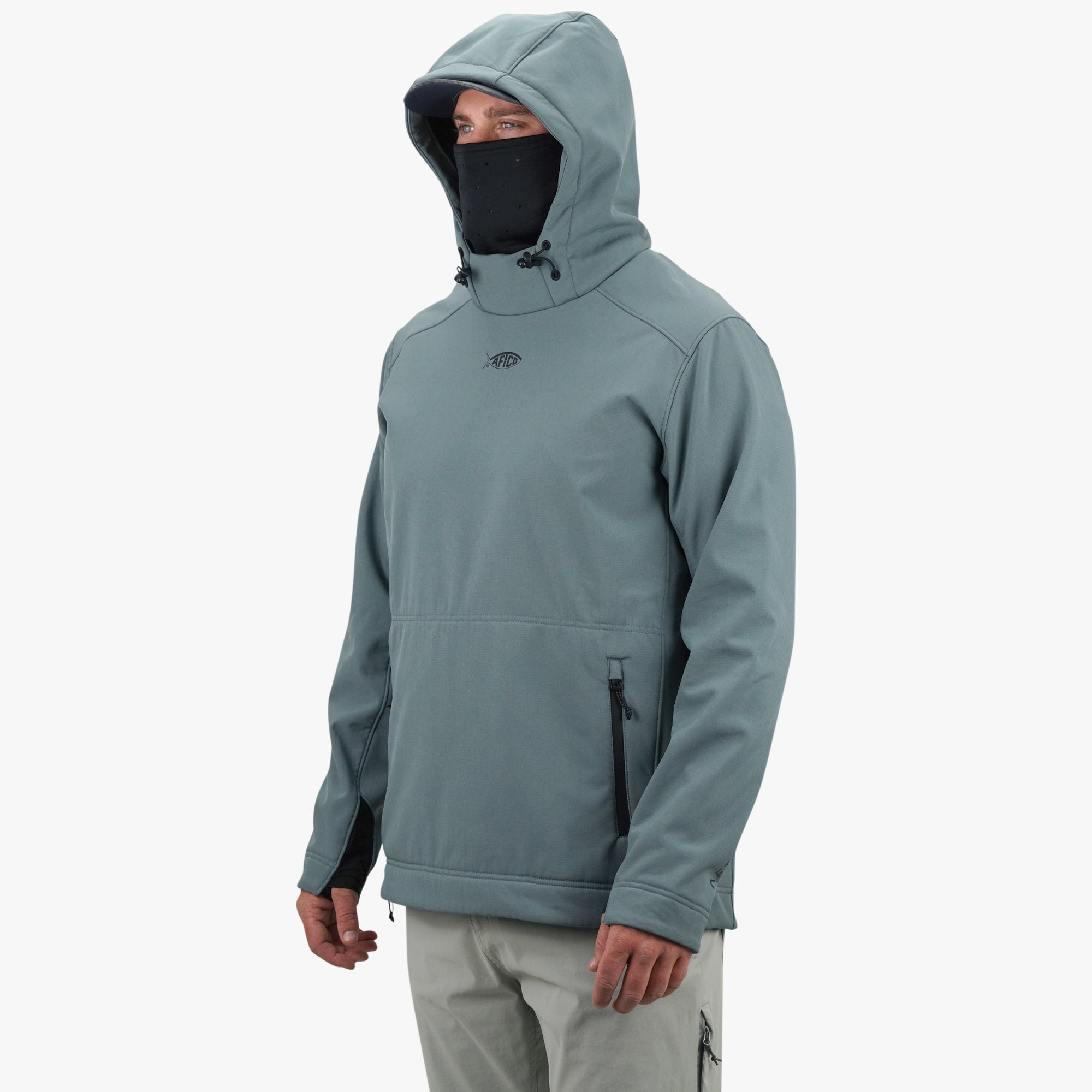 【新品】AFTCO ウィンドーストッパージャケット Reaper Windproof Pullover Hoodie - Stretch Softshell | AFTCO
