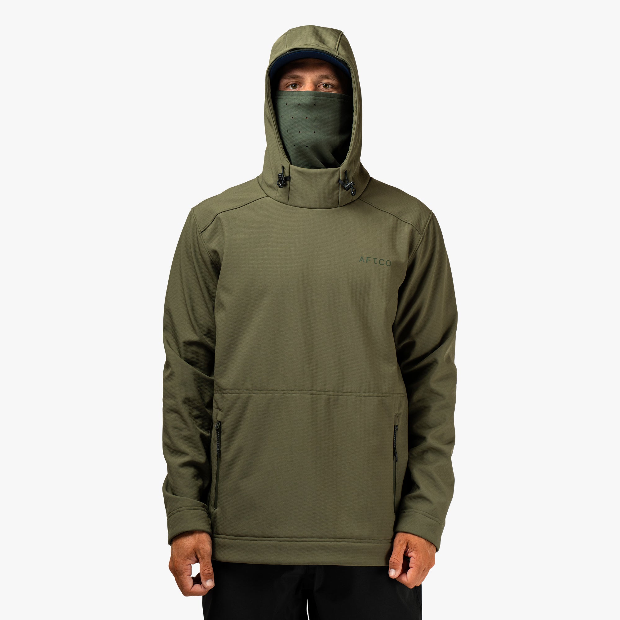 Reaper Windproof Pullover Hoodie - Stretch Softshell | AFTCO