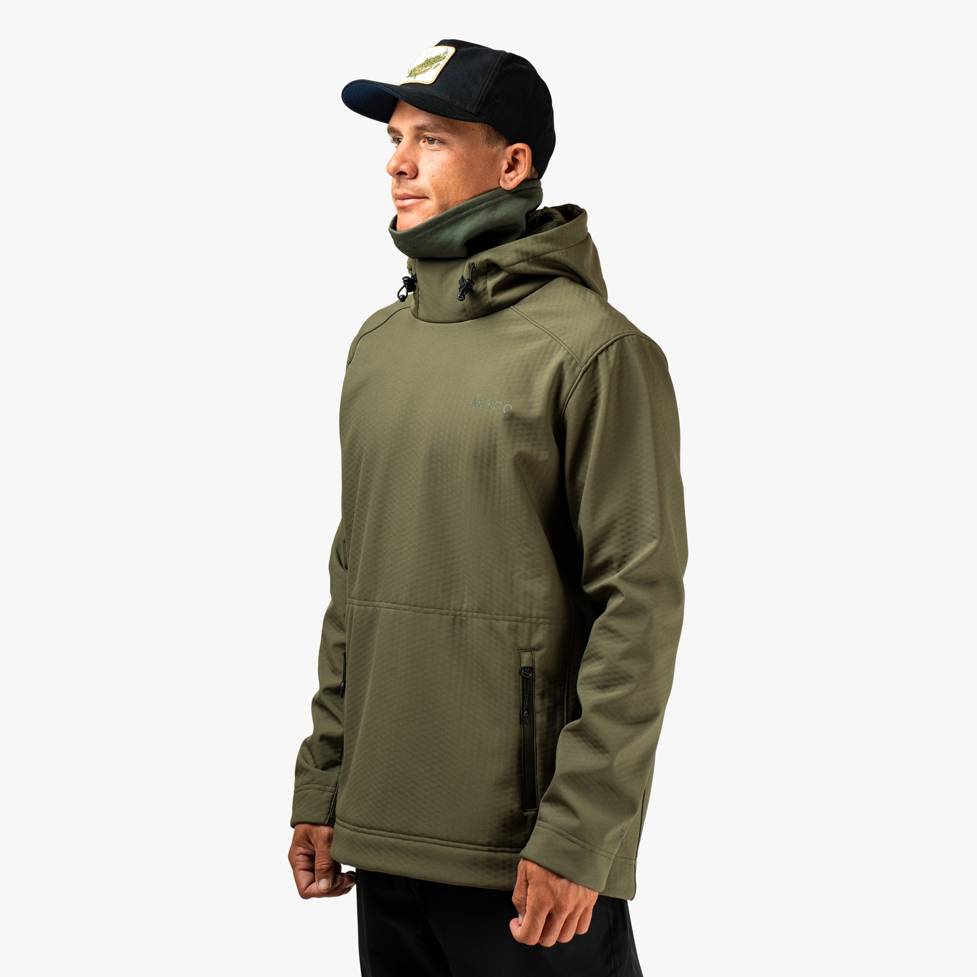Reaper Windproof Pullover Hoodie - Stretch Softshell | AFTCO