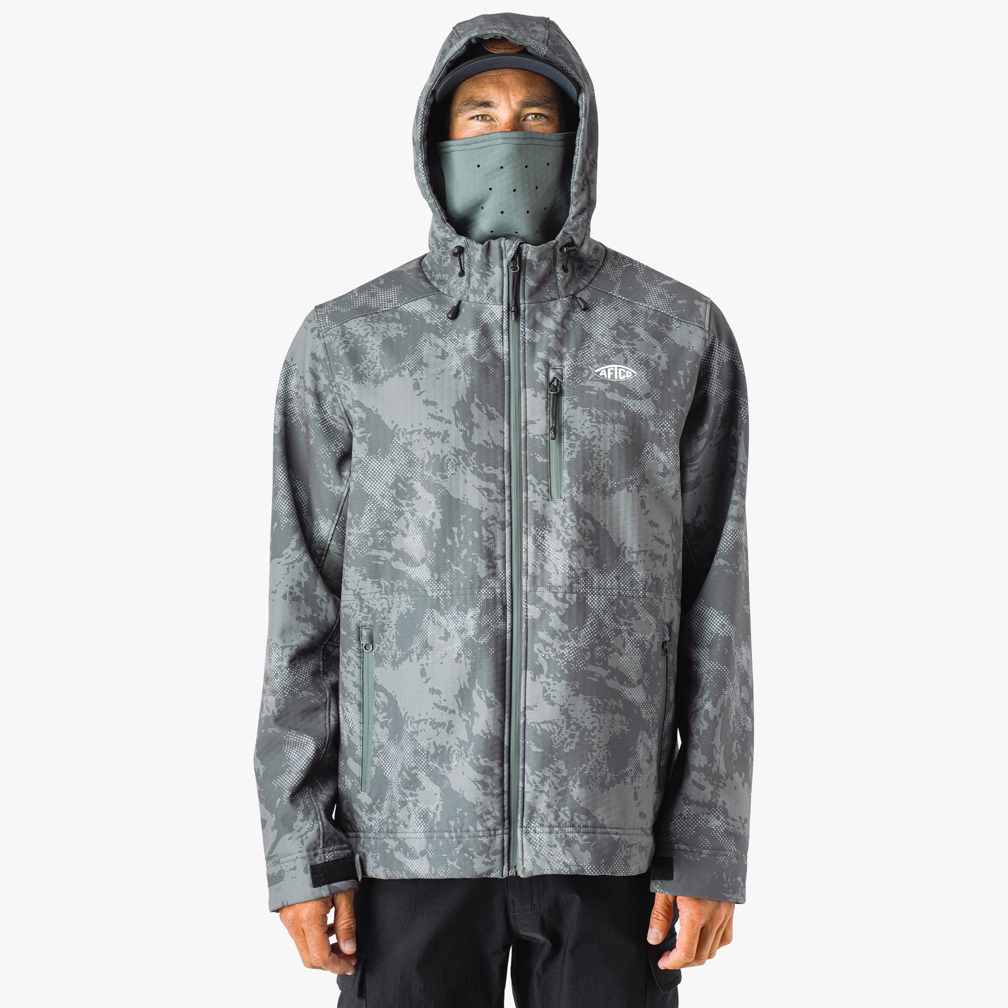 ジャケット・アウター AiE Short Cape  Camo Printed 24aw L AiE Short Cape Snow Camo Printed 24aw L