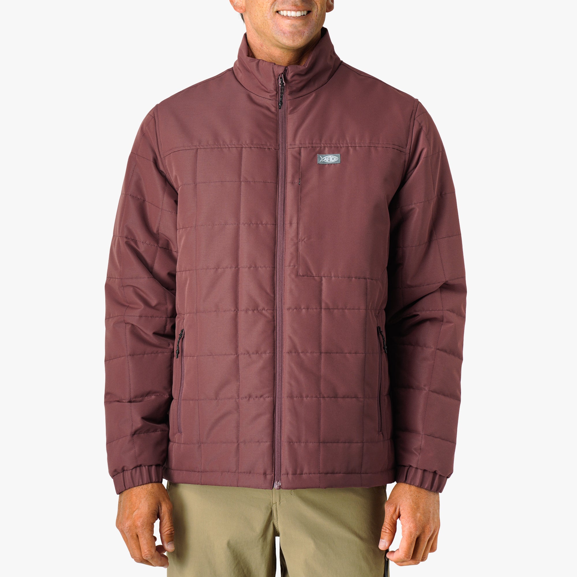 Crosswind Insulated Fishing Puffer Jacket | AFTCO