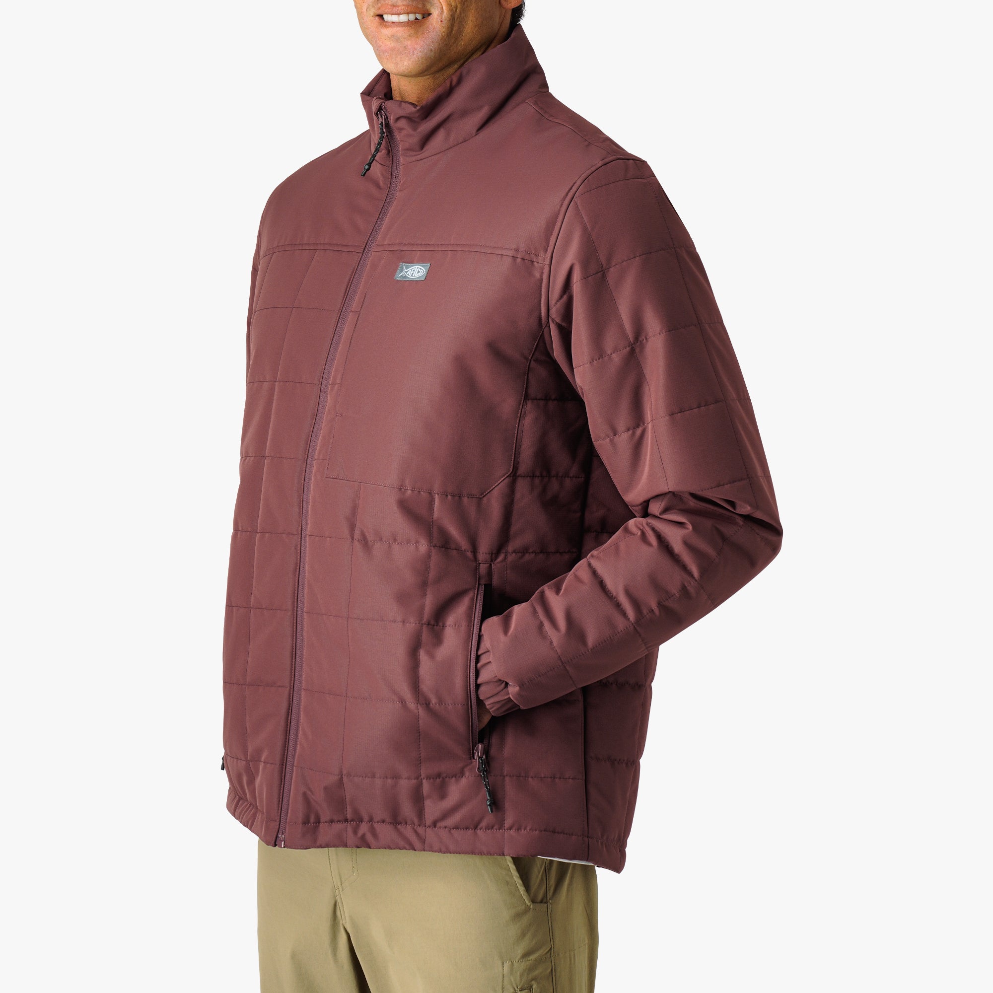 Crosswind Insulated Fishing Puffer Jacket | AFTCO