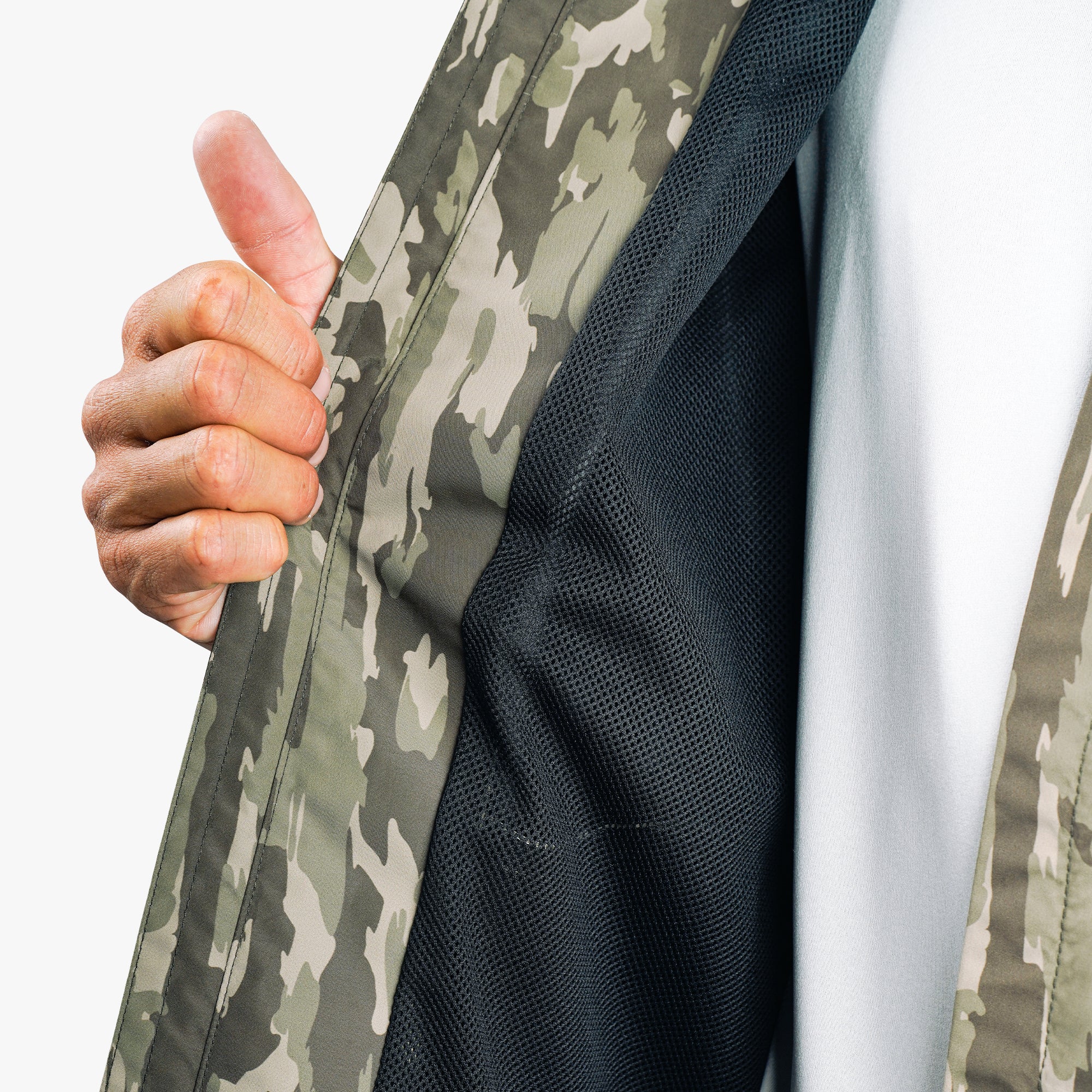 Crossing Printed Camo Fishing Jacket | AFTCO