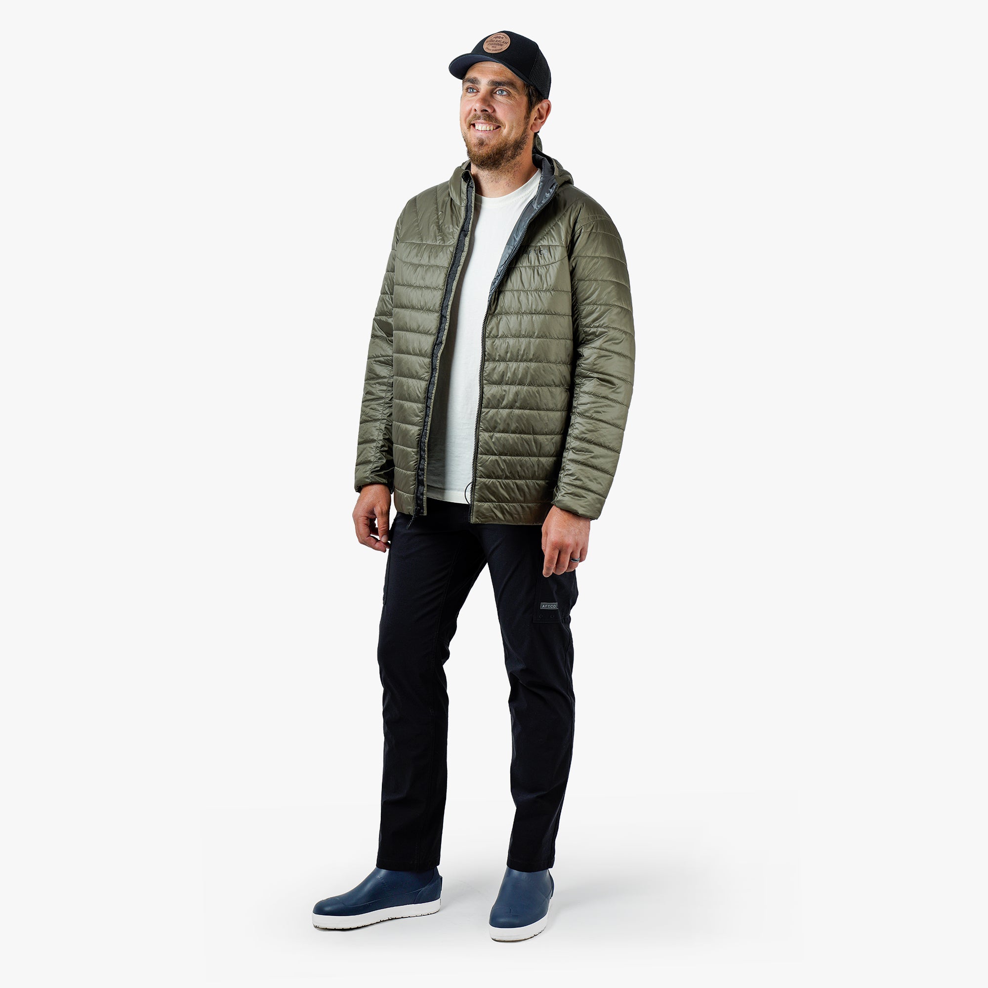 デコノフ　f Drift Insulated Fishing Jacket | AFTCO