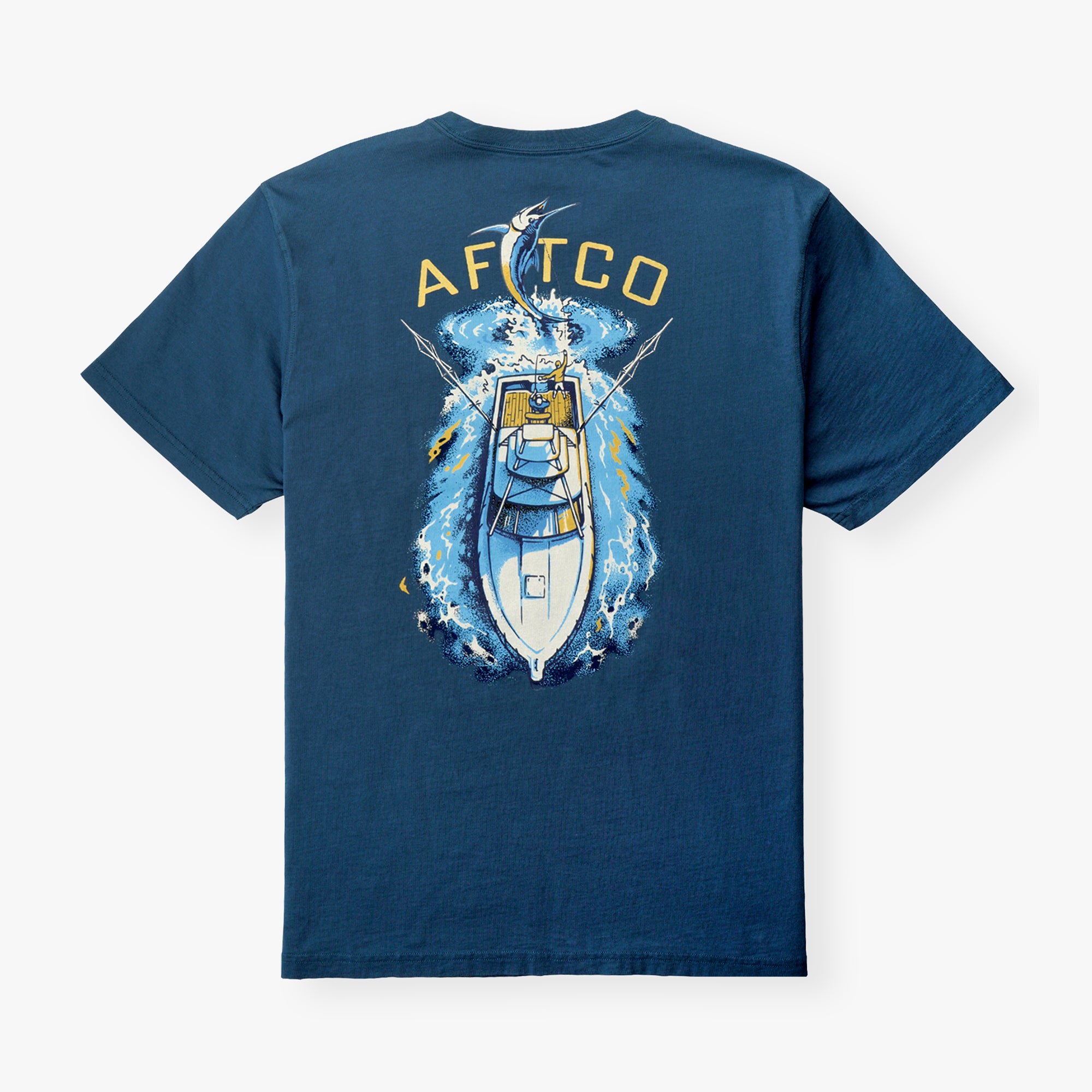 Fishing Aftco Barracuda Geo Cool Aftco Fishing Shirts AFTCO Men's