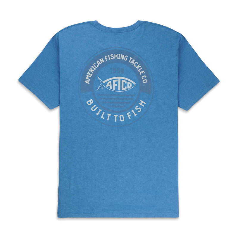 AFTCO Ignition SS T-Shirt / Azure Heather / S
