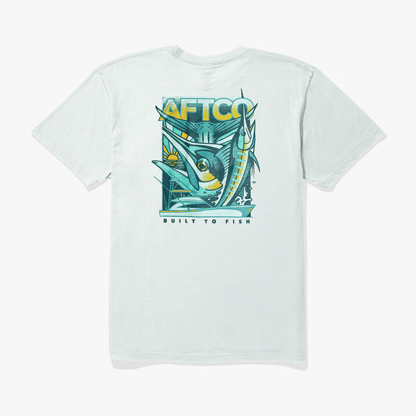 Billed Short Sleeve Men's Fishing T-Shirt | AFTCO