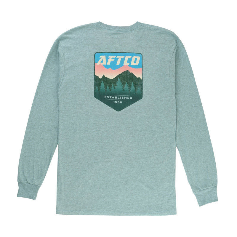 AFTCO Surface LS T-Shirt / Moonstone Heather / L