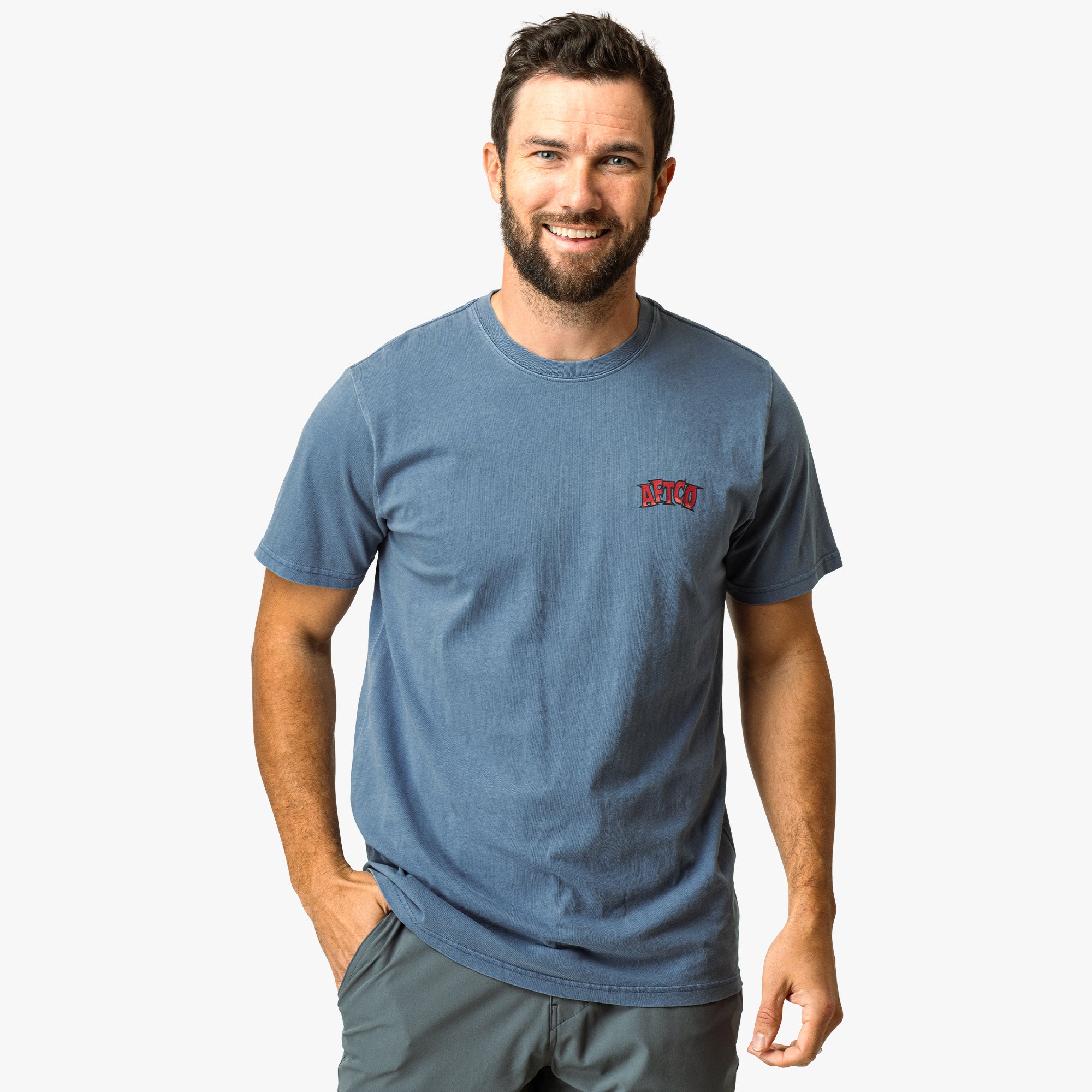 海岸^_^  Sea Psycho Short Sleeve Fishing T-Shirt | AFTCO