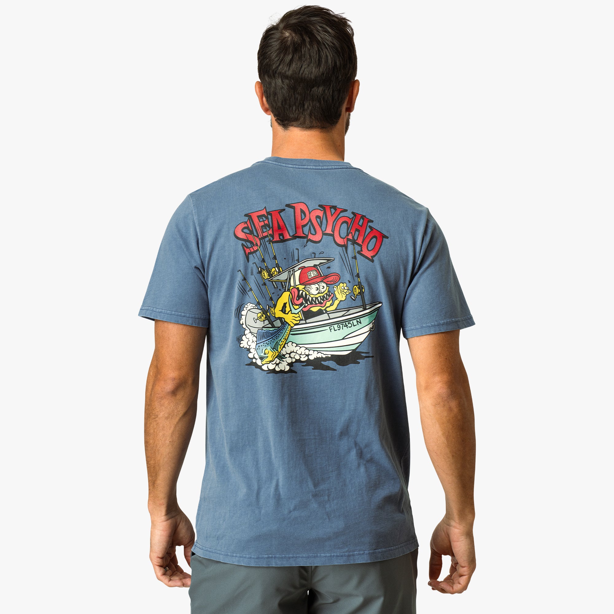 Sea Psycho Short Sleeve Fishing T-Shirt | AFTCO