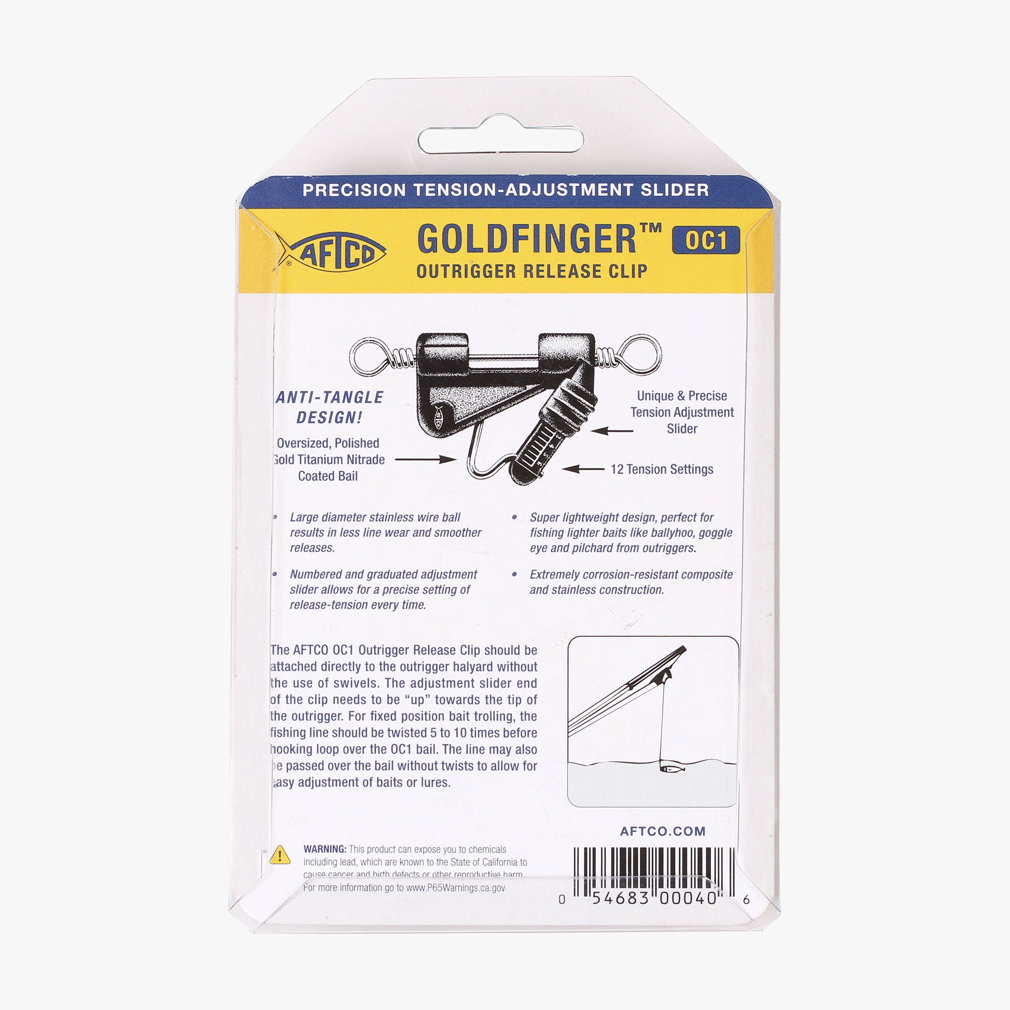 Goldfinger Outrigger Clip – AFTCO