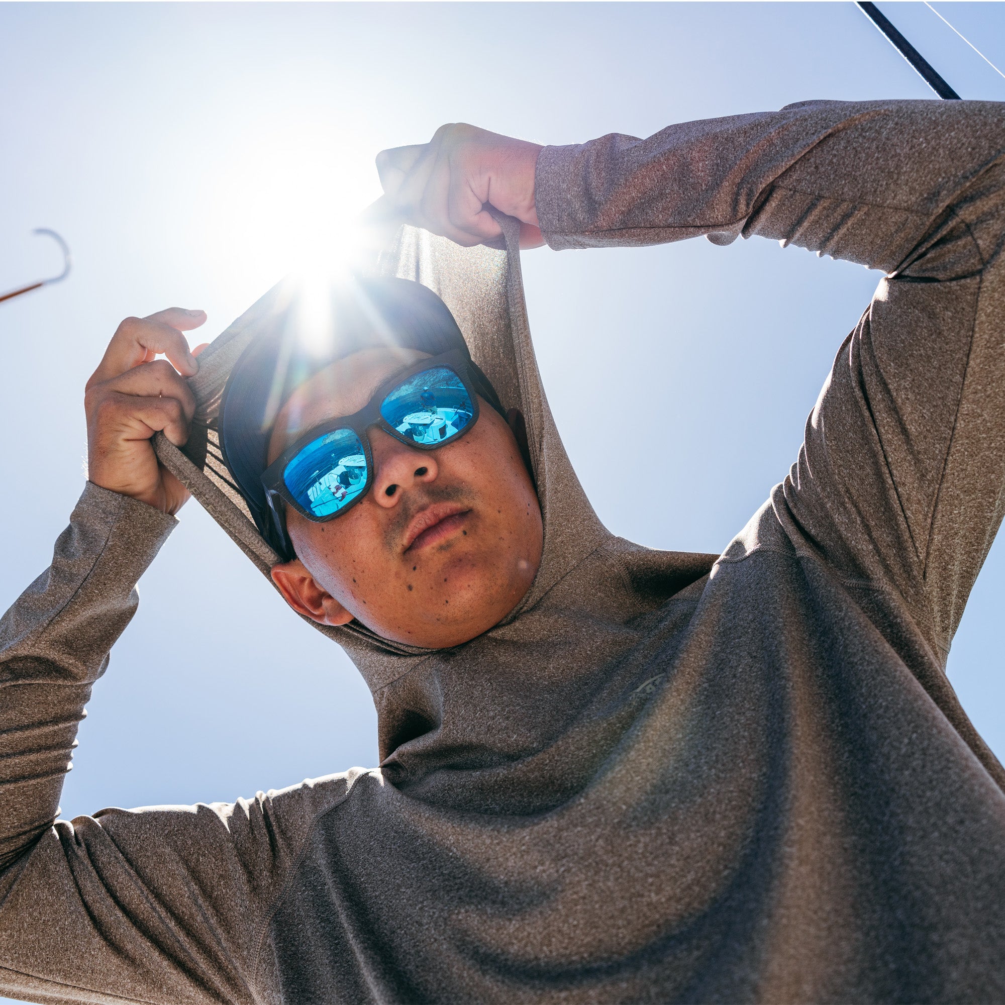 Samurai Long Sleeve Sun Protection Hoodie | AFTCO