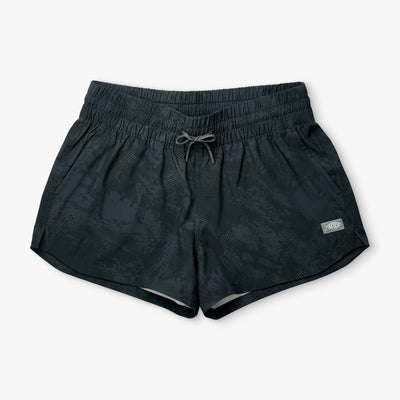 Women's Printed Strike Shorts | Charcoal