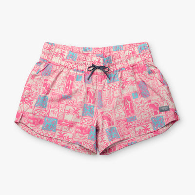 Women's Printed Strike Shorts | Charcoal