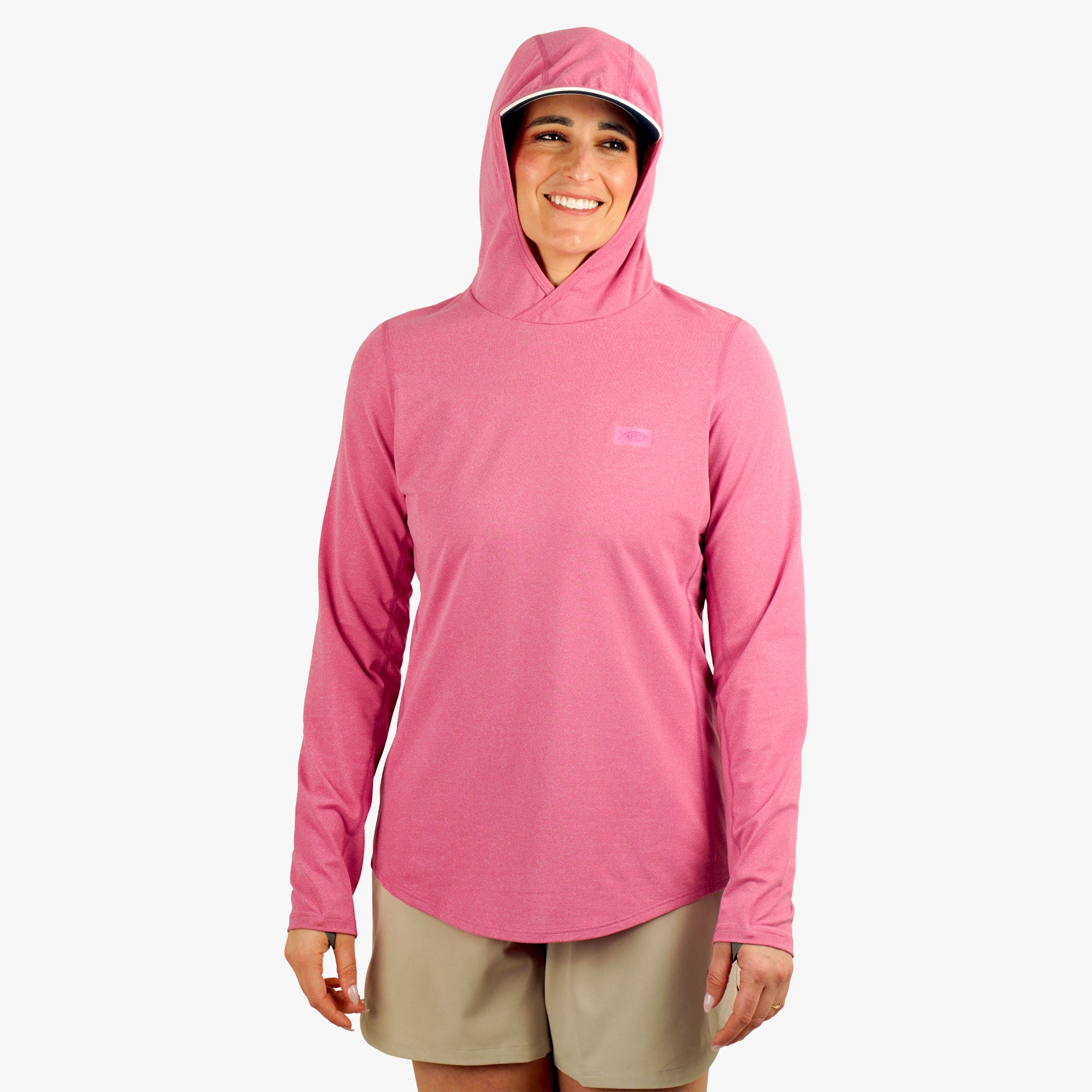 【oan】Olga Hood Scarf Long Sleeve T-Shirt 6.0oz Active Long Sleeve – Shakawear.com