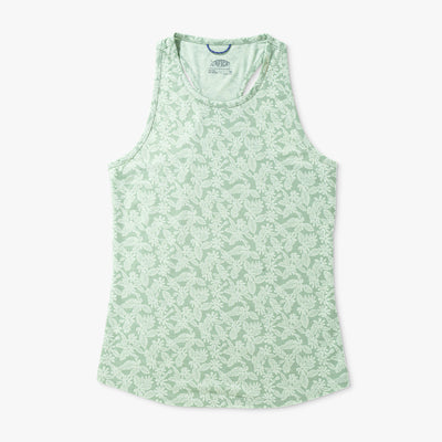Women's Ocean Bound Printed Performance Tank | Pink