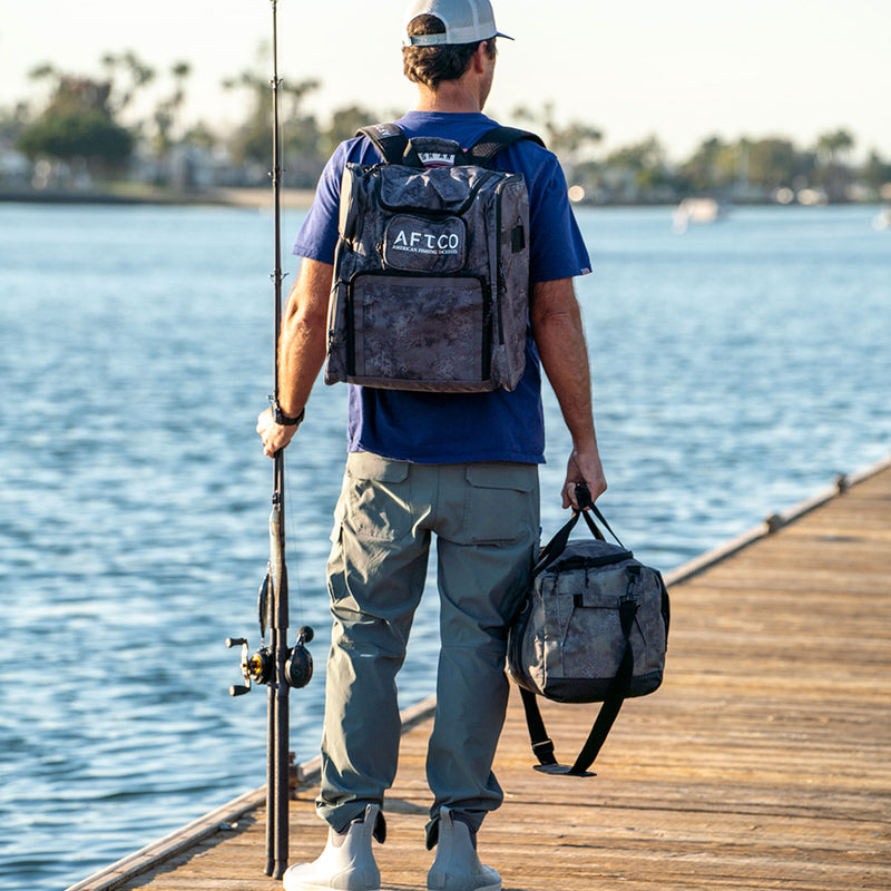  Aosethefrt Fishing Backpack Tackle Bag Sling Bag
