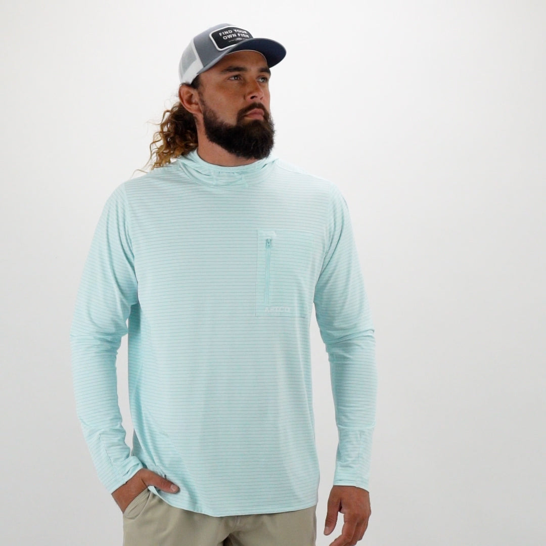 Channel Hooded Performance Shirt – AFTCO