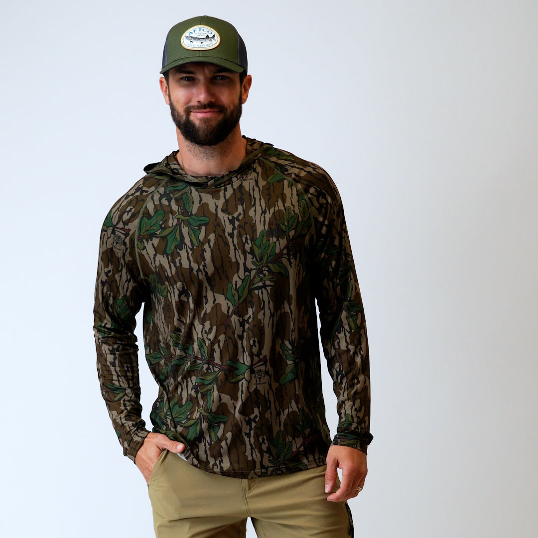 Mossy Oak® Camo Performance Hood – AFTCO