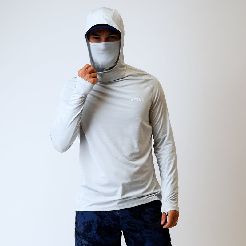 Chemise Aftco Homme Taille XL Performance Pêche LS Extérieur Léger Chemise Aftco Homme Taille XL Performance Pêche LS Extérieur Léger