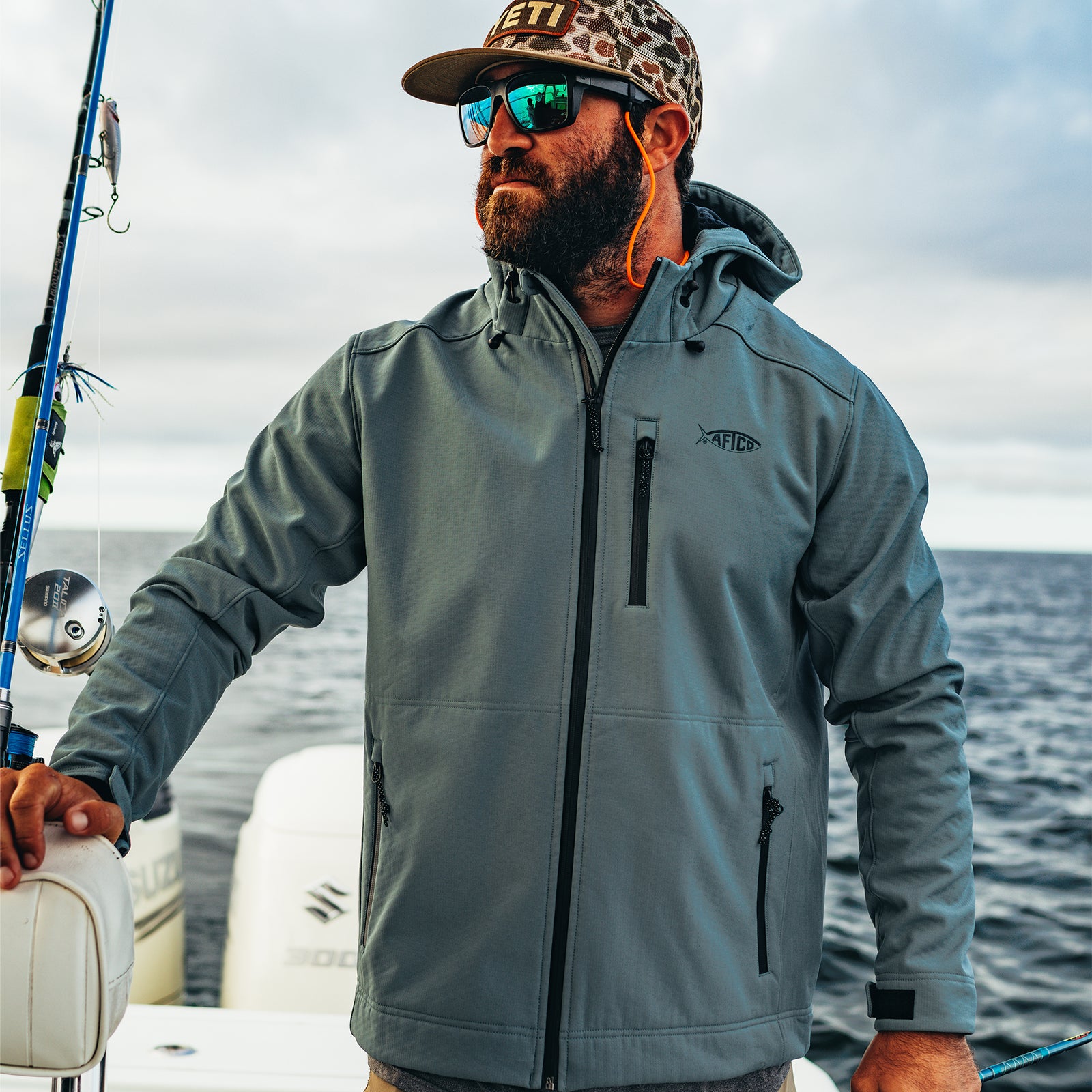 Reaper Softshell Zip Up Jacket – AFTCO