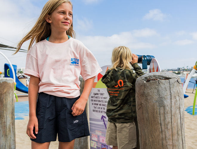 Kids aftco shorts on sale