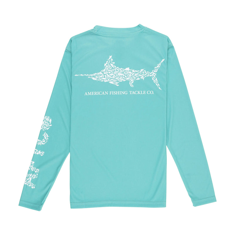 AFTCO Youth Jigfish Shirt - Long Sleeve - Agate